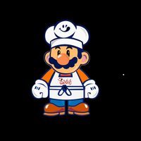 Mr Neshat Persian BBQ restaurant mascot logo Port Coquitlam BC
