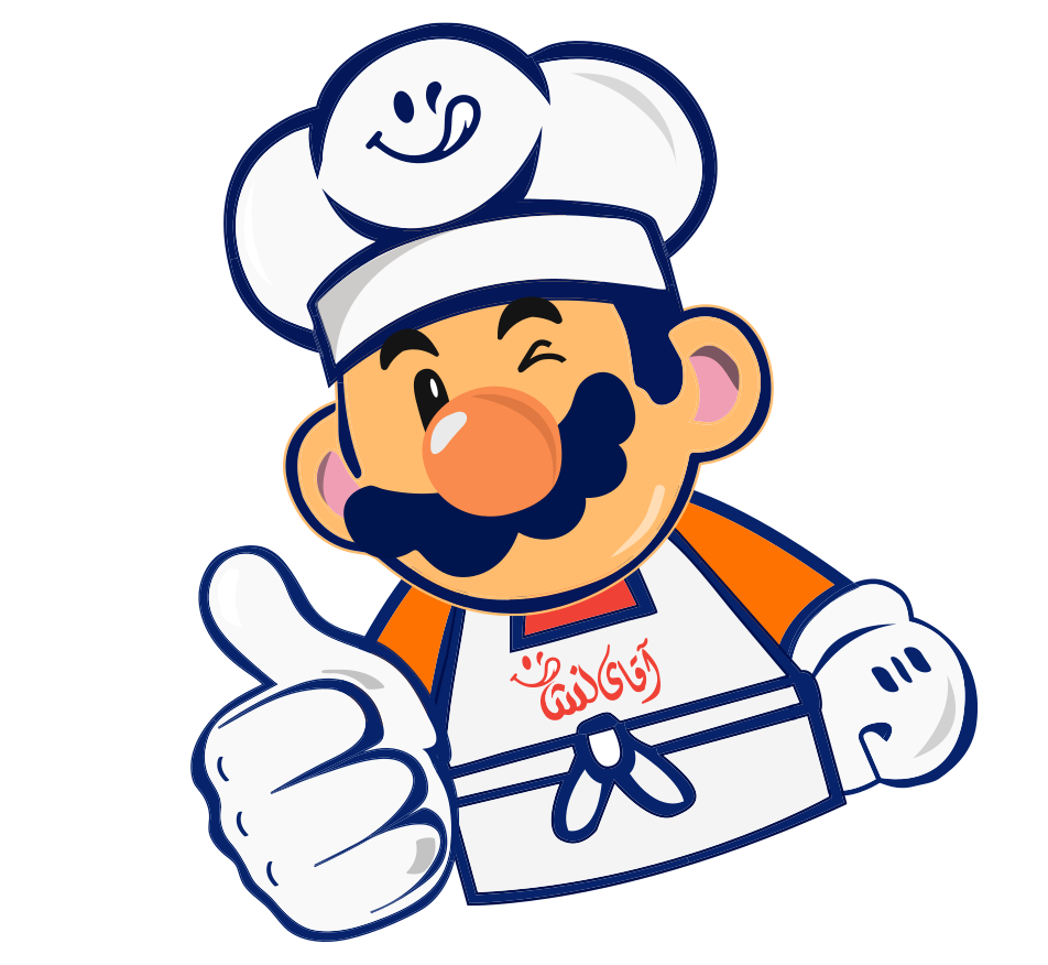 Mr Neshat mascot logo